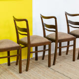 Set of 4 vintage Scandinavian chairs