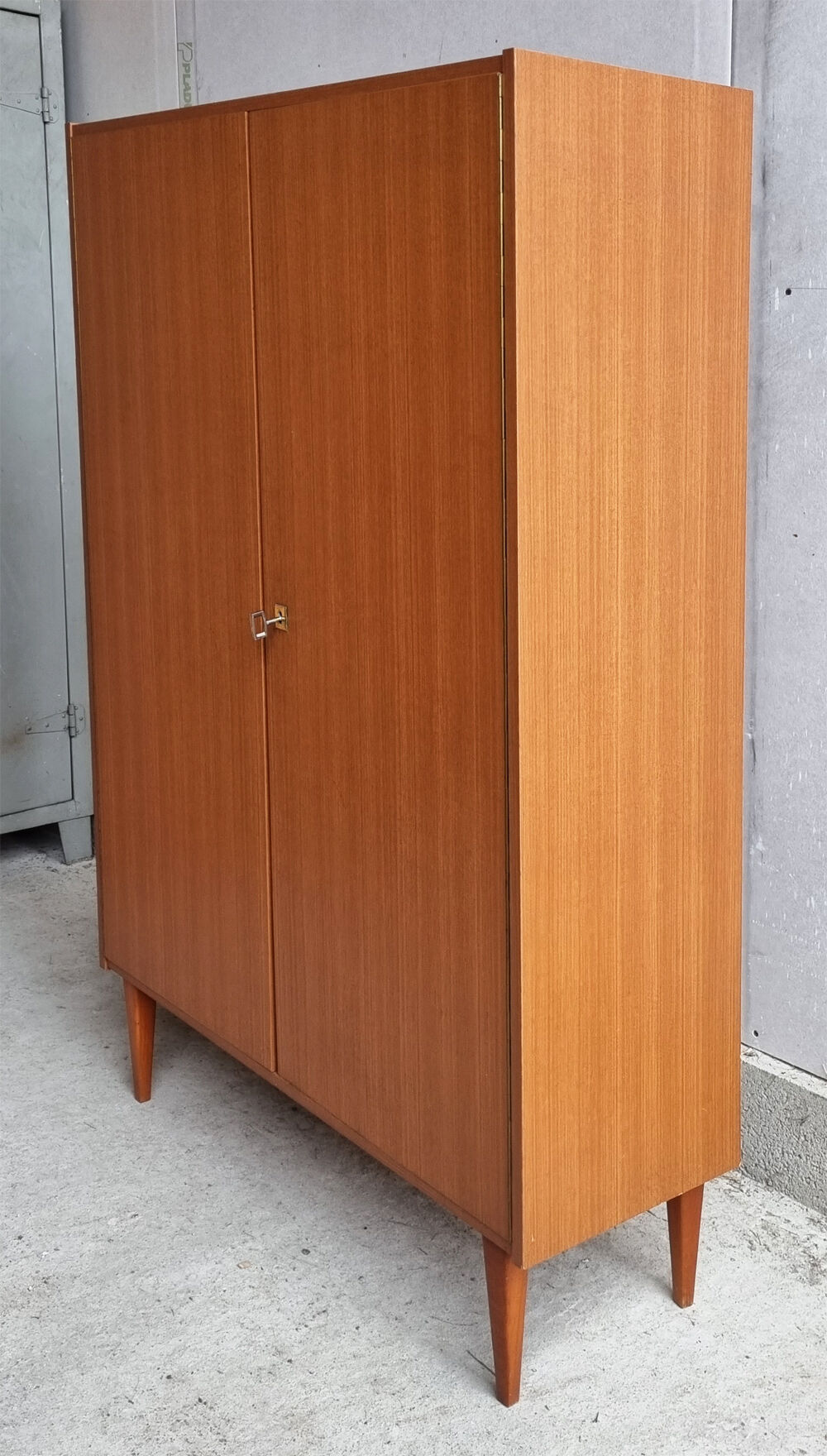 Shelf cabinet, linen, bookcase, 60s