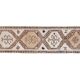 Vintage Turkish hallway rug 83x350 cm