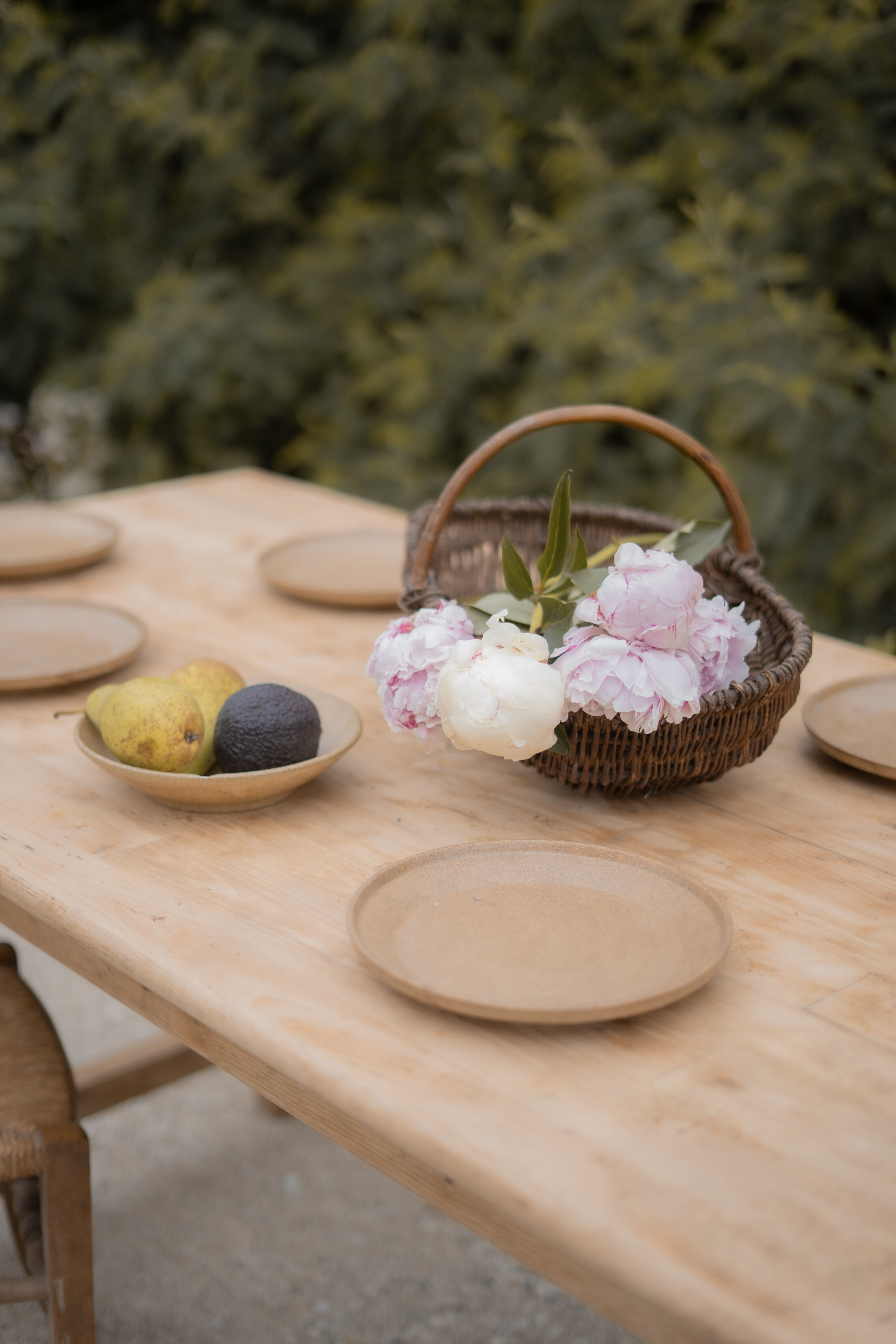Oak farmhouse table