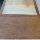 Italian wooden table with 2 extensions from 90 cm to 150 cm, completely restored