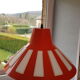 Orange lamp Space Age 70 years