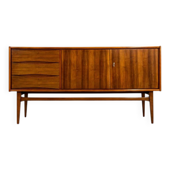Vintage Walnut Sideboard From Bfm, Poland, 1960s
