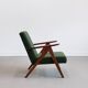 Mid-Century Model B 310 Var Easy Chair in Green Bouclé, 1960s
