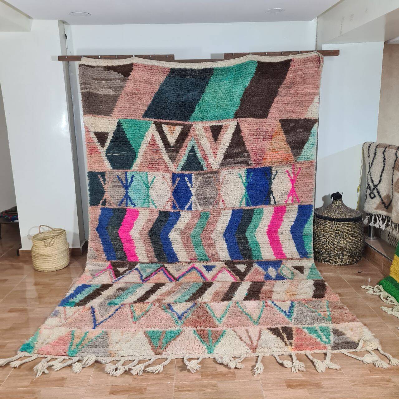 Tapis berbère marocain artisanal fait main 300 x 200 cm