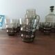 Service à Boisson Vintage Prestige XL - Verre Fumé Ambré Années 60/70
