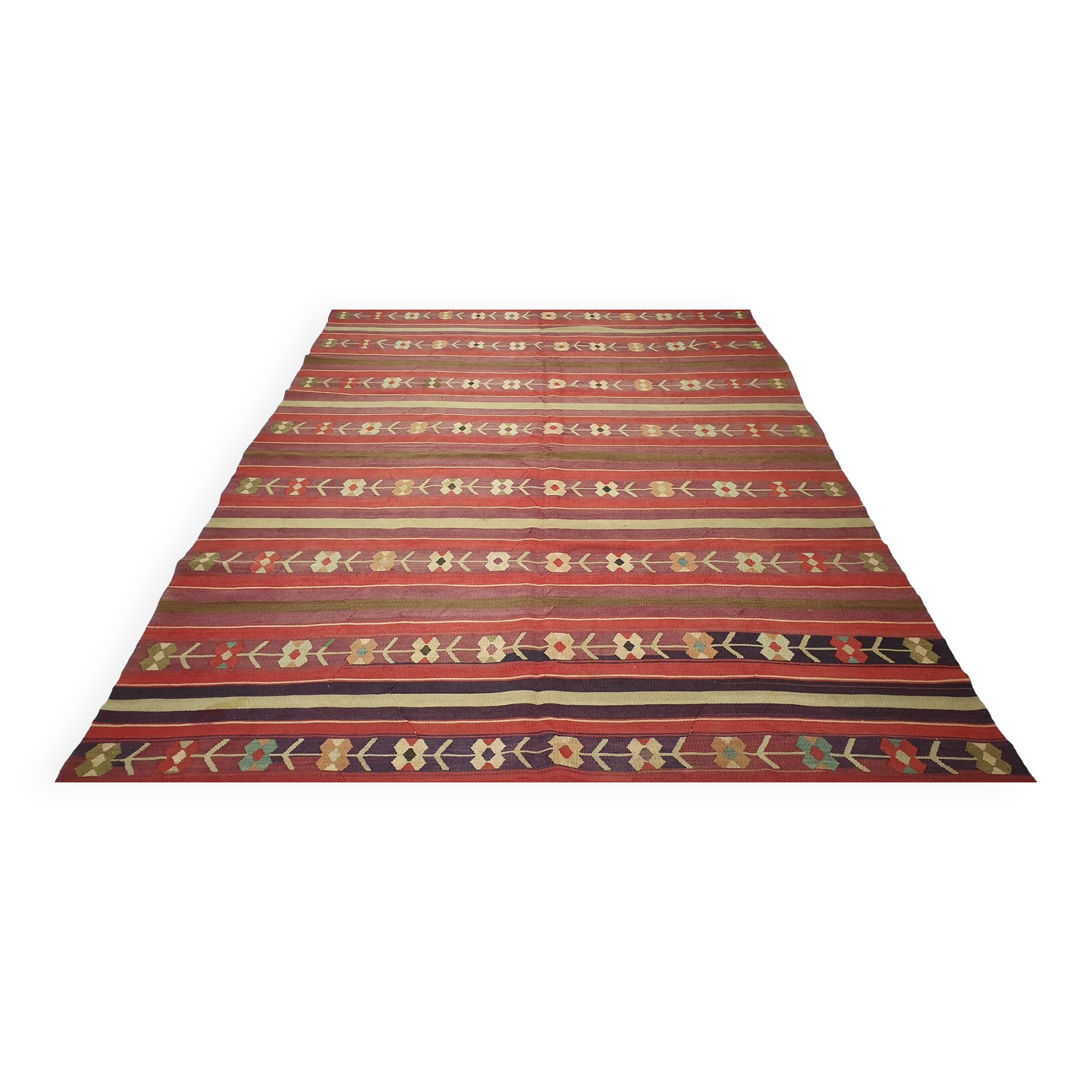 Turkish kilim rug, 293x208 cm, MYK-817