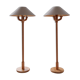 Sculptural modern floor lamps in pine, Sweden 1970s.