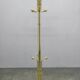 Italian Brass-Plated Coat Rack with Marble Base, 1970s