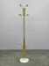 Italian Brass-Plated Coat Rack with Marble Base, 1970s