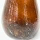 Vintage amber blown glass artisanal vase