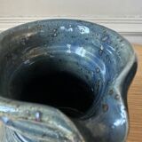 Stoneware pitcher signed Baudat