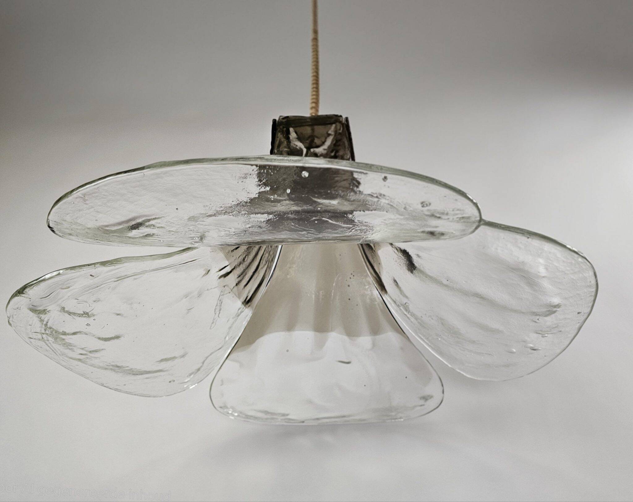 Tulip pendant lamp by Carlo Nason for Mazzega 1970s