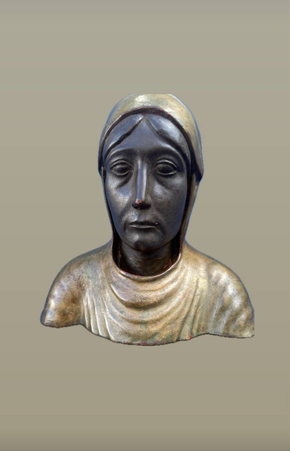 Bust of the Black Virgin of Marsat, Moulding Workshops of the Louvre