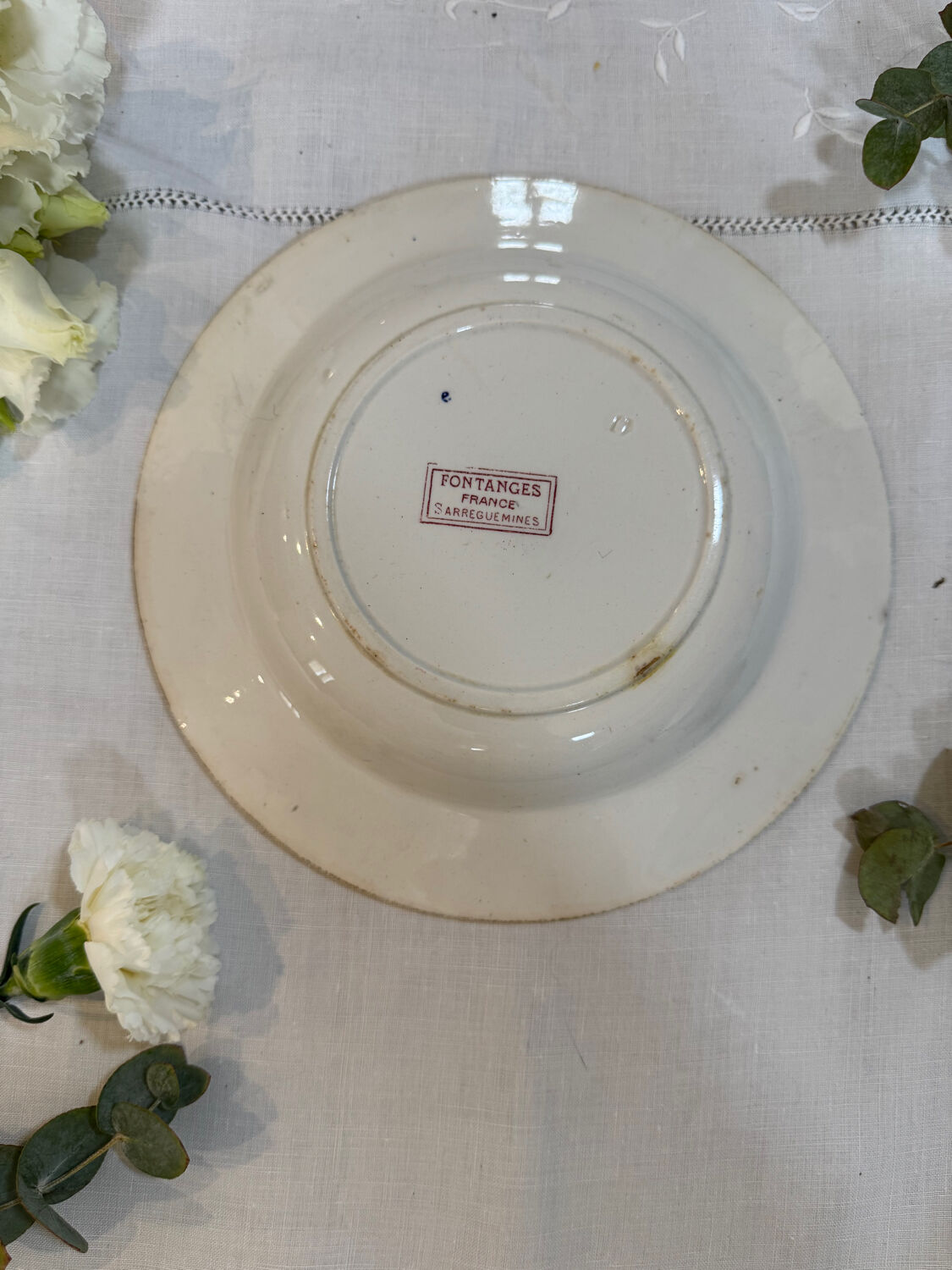 Deep plate Sarreguemines