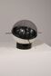 Space Age sculptural globe-shaped table lamp by Gaetano Missaglia, Italy, 1970s