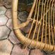 Vintage rattan armchair