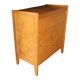 Chest of drawers with 4 drawers, light oak, 1960.