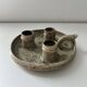 Unusual candlestick with 3 candle holders