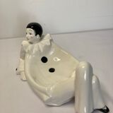 Vintage ceramic TWI Japan Pierrot ashtray