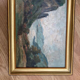 Sea and mountain landscape