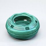 Green ceramic potpourri dish, SOFCD, 1950s