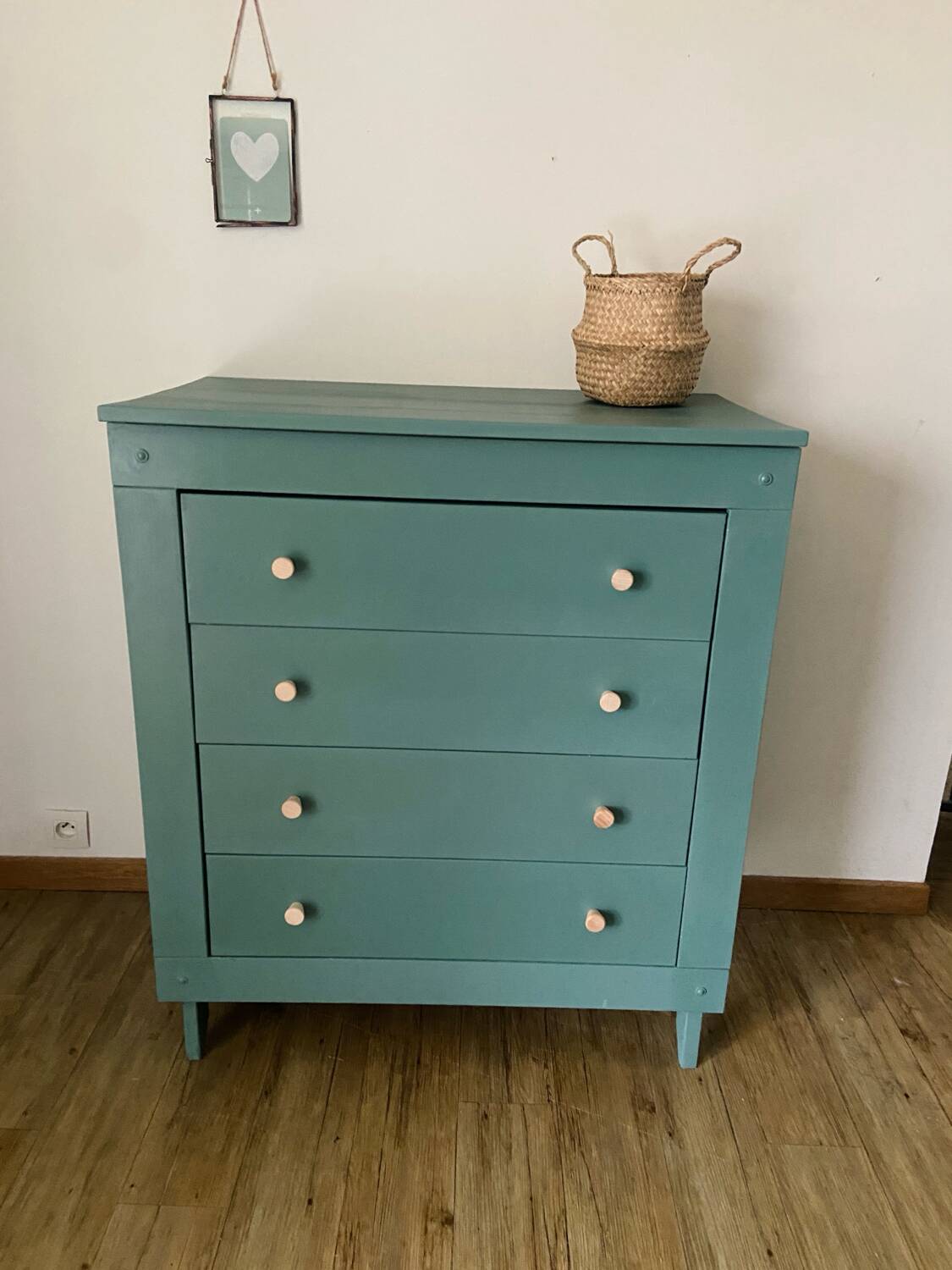 Commode en bois