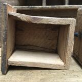 Shelf antique wooden grocery store