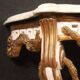 French lacquered and painted console in Louis XV style