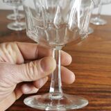 12 vintage champagne glasses