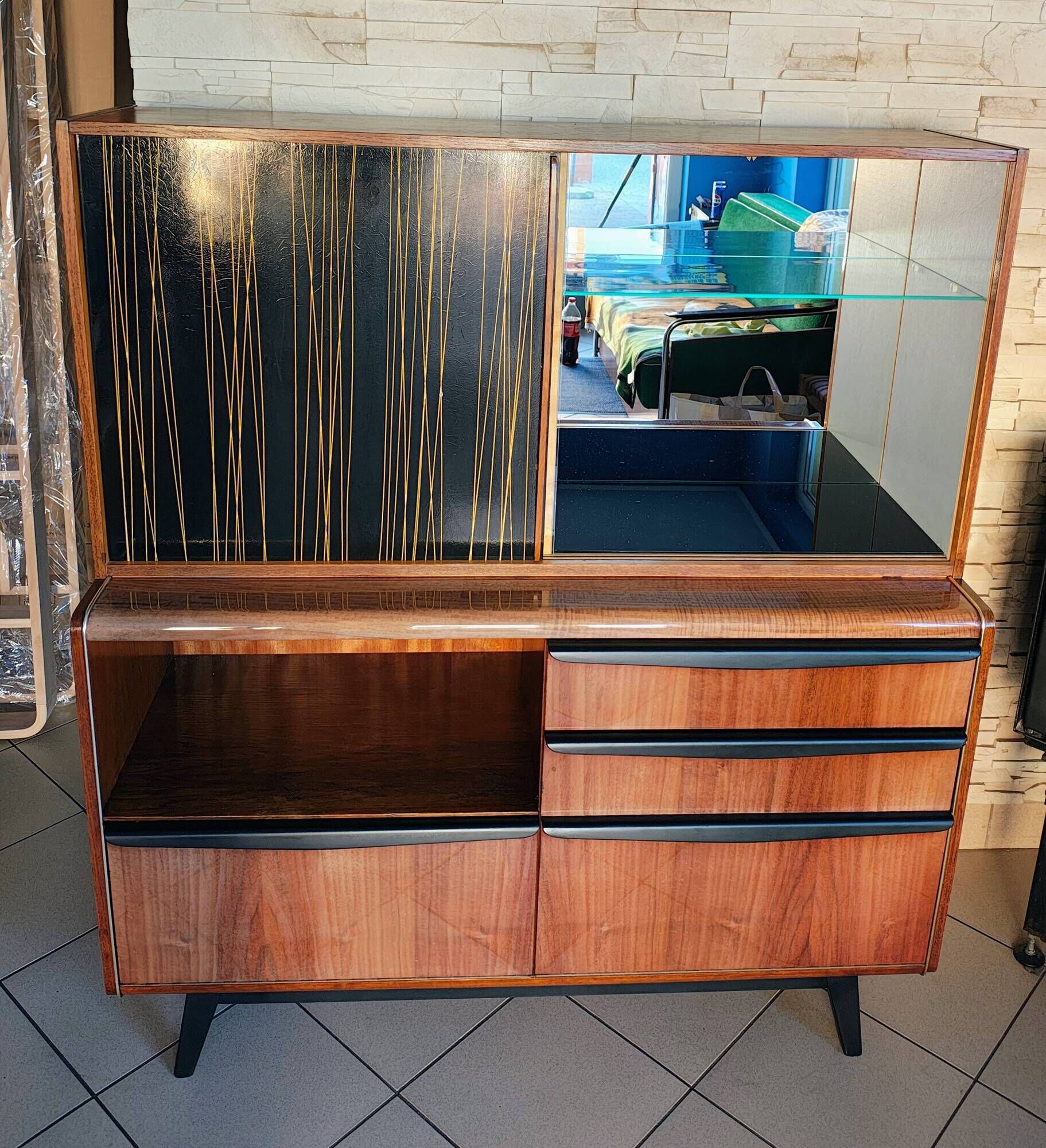 Czechoslovakian Cabinet by B. Landsman for Jitona, 1960s