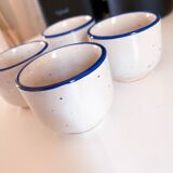 4 tasses anciennes en grès