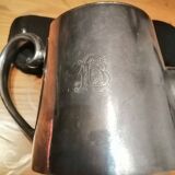 silver-plated teapot