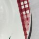 6 plates dessert digoin model niger dark red