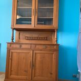 Natural wood sideboard