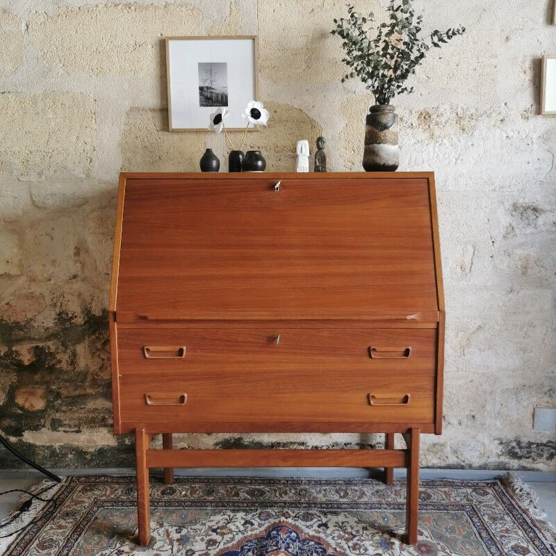Danish vintage teak secretary