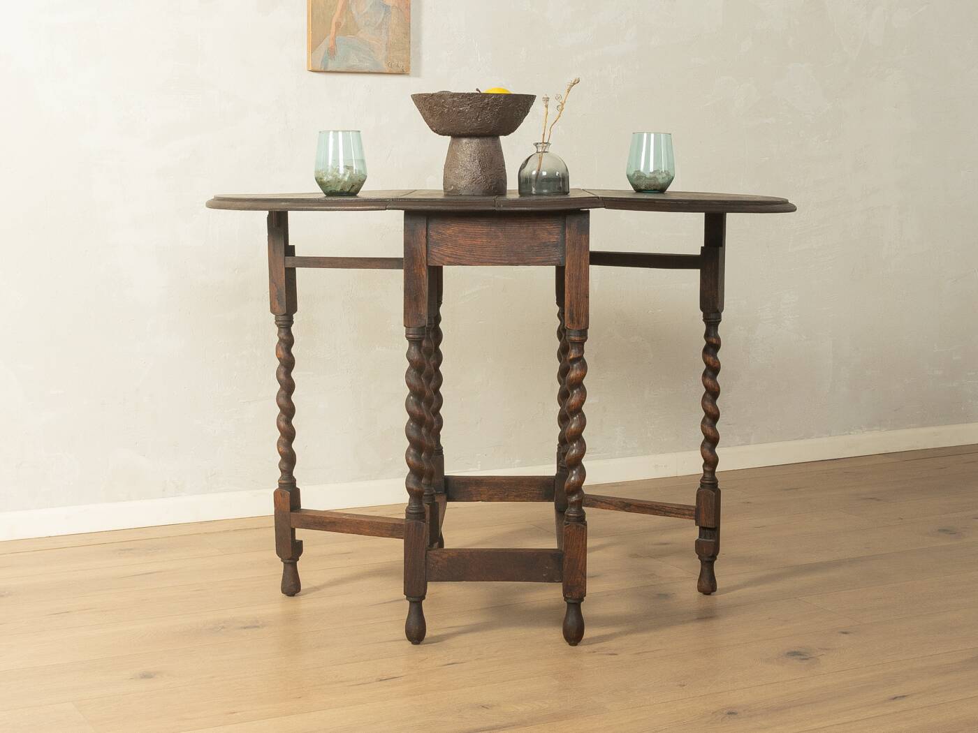 Table à rabats des années 1920