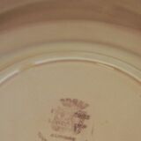 Lot of 2 dessert plates Aurore des Faïenceries Longchamp