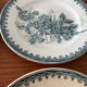 Saint-Amandinoise Margot dessert plates – Vintage iron earth fl
