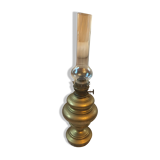 Old copper kerosene lamp
