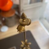 Lampe palmier en laiton