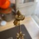 Palm lamp brass