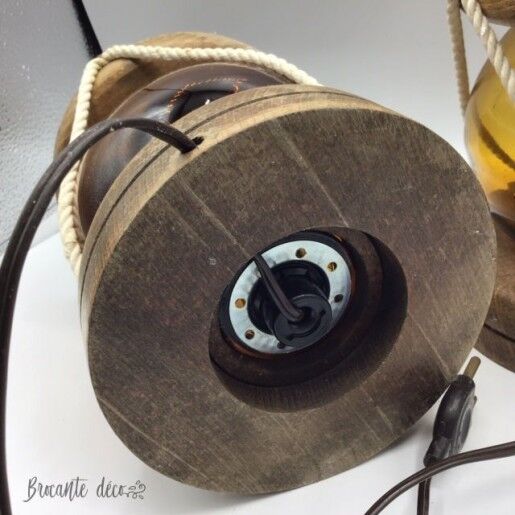 Pair of electrified vintage lanterns to install or hang