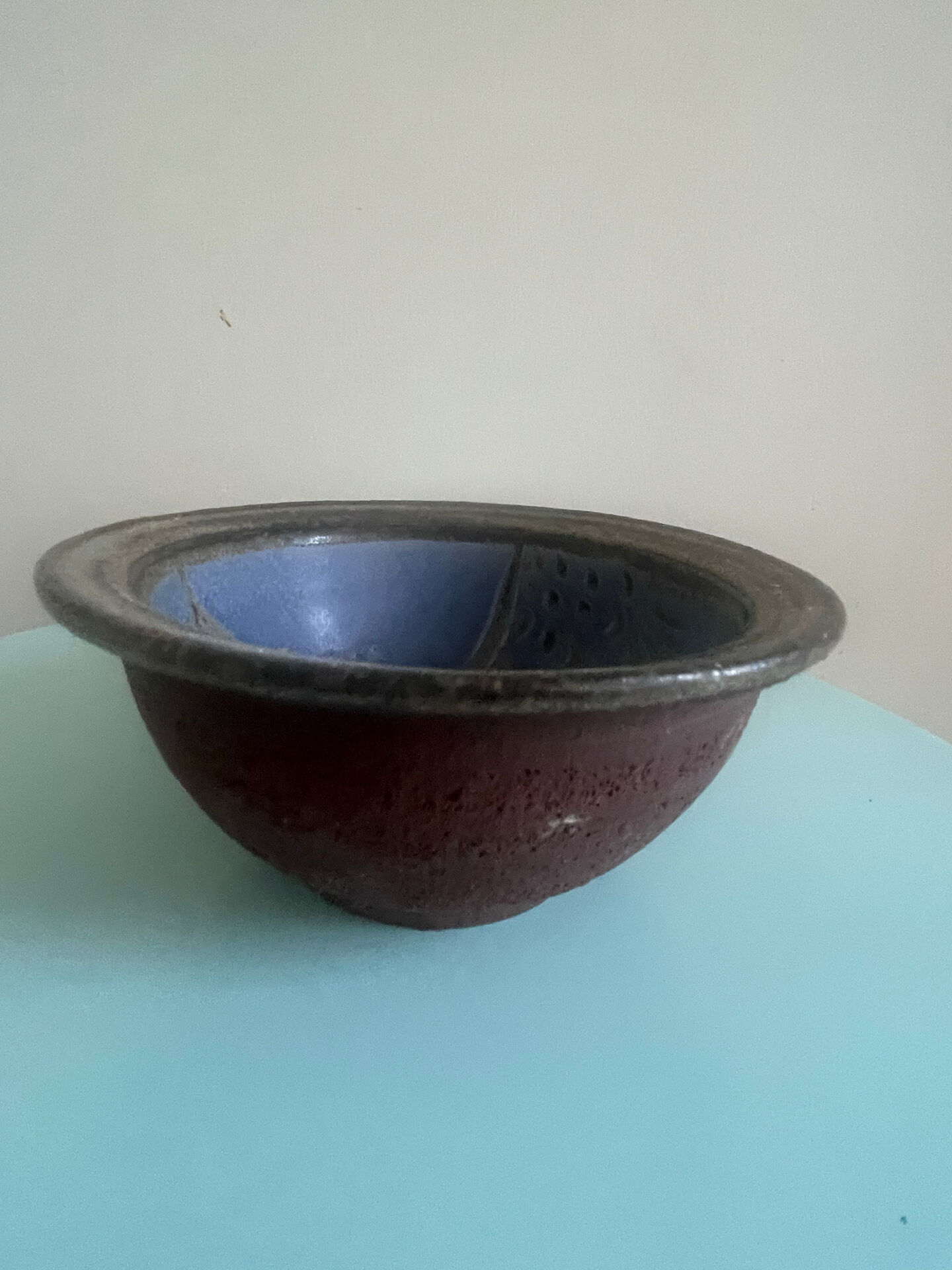 Bowl / ceramic dish agnès escala – fish decor – vallauris 60s