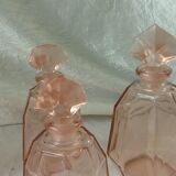 Glass dressing table filling perfume bottles powder box