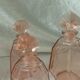 Glass dressing table filling perfume bottles powder box