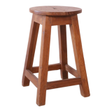 Old Burmese teak workshop stool