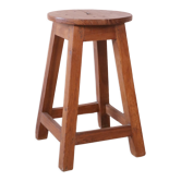 Old Burmese teak workshop stool