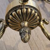 Louis XV style 3-light bronze chandelier