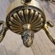 Louis XV style 3-light bronze chandelier